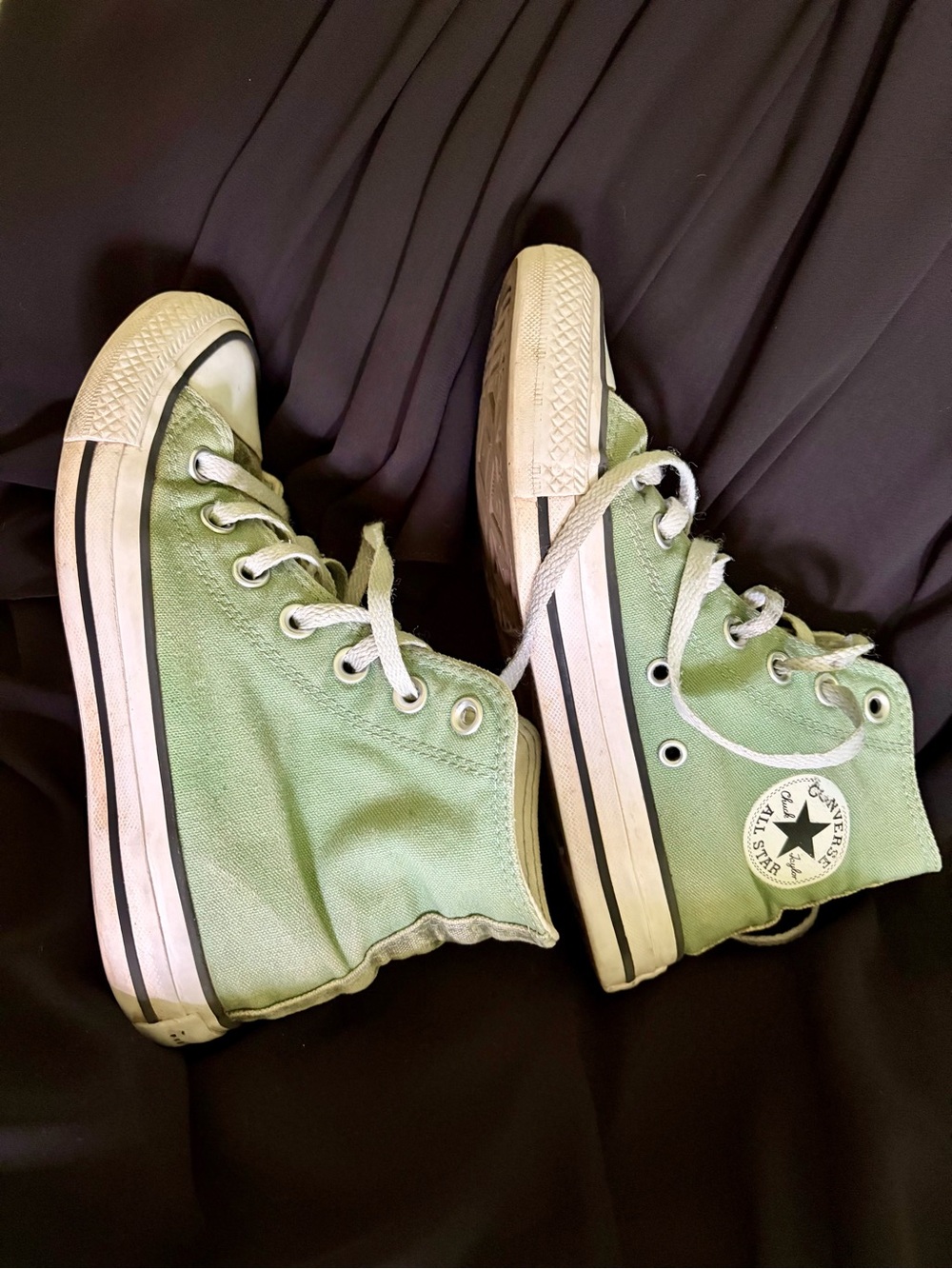 Converse High Top Sneakers - Light Green